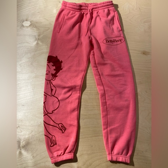 Flesischer Studios Betty Boop Pink Joggers Small (MZ) - Picture 3 of 9